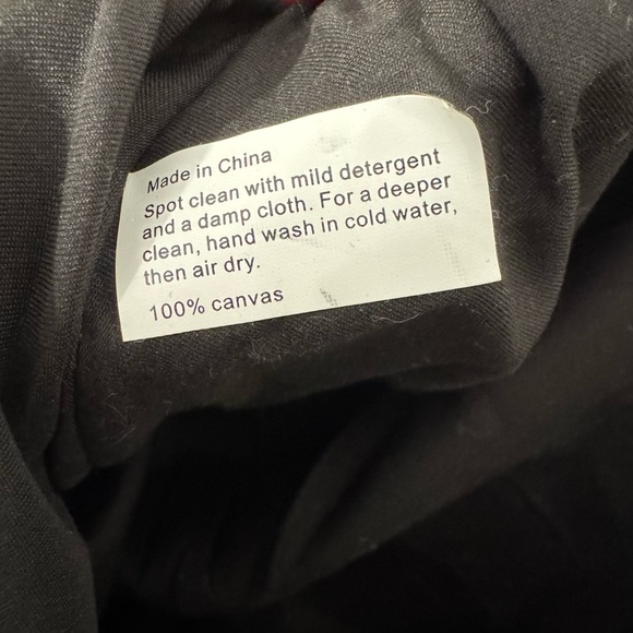 Cleobella Black Canvas Tote Bag - Picture 6 of 7